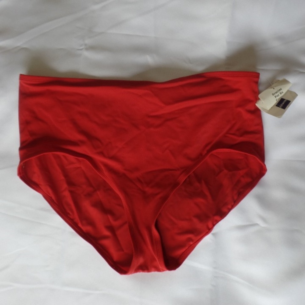 Cazimi Swimwear Red Bikini Brief Bottom